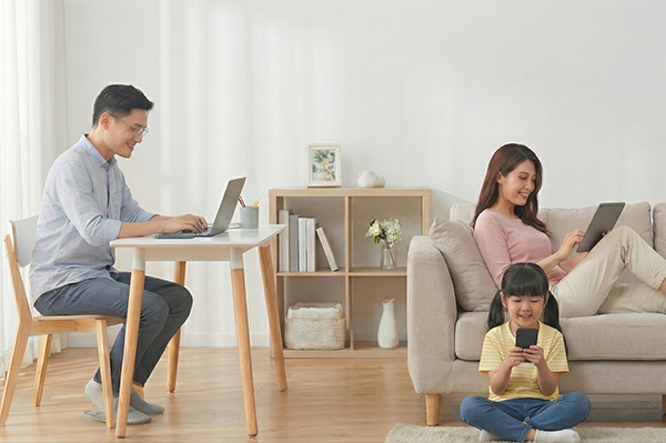 次世代AI Wi-Fiで安定の高速インターネット