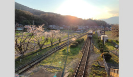 鉄道ポスターの旅 #2 ⼩島駅（徳島線）と神⼾駅（わたらせ渓⾕鐡道）