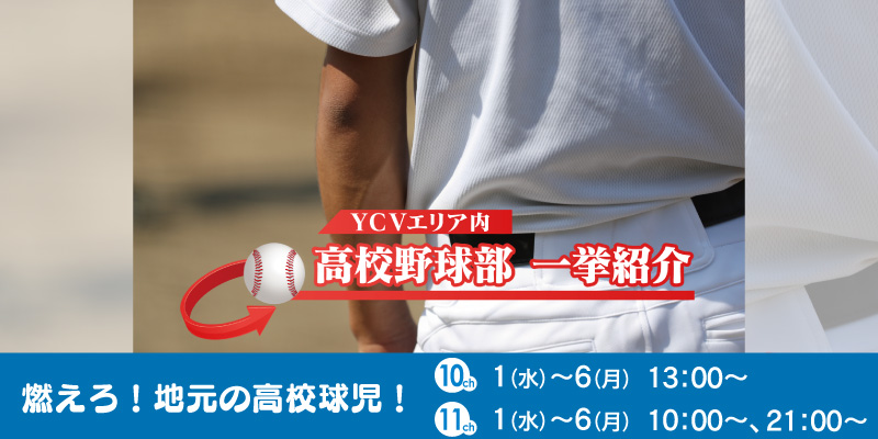 YCVエリア内 高校野球部 一挙紹介