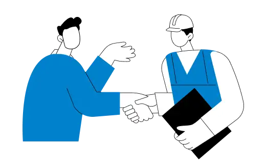 訪問工事イラスト