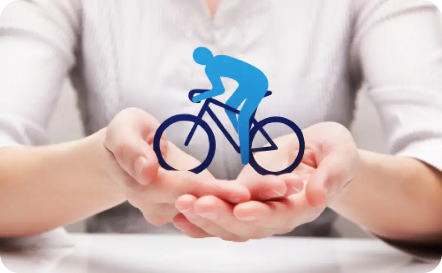 自転車生活サポート付帯保険のイメージ画像