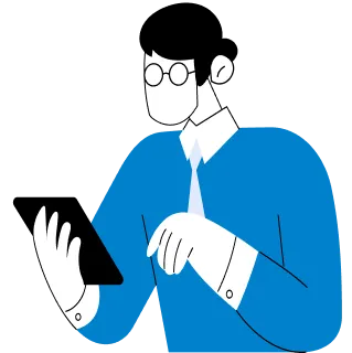 お問い合わせのイラスト