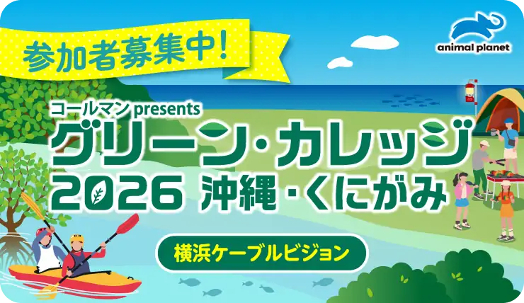 期間限定バナー グリーン・カレッジ2026 沖縄・くにがみ